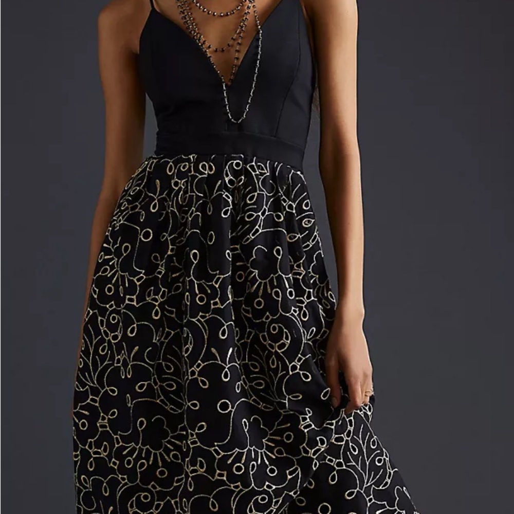 Maeve eyelet midi dress by Anthropologie